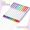 - Ballpoint Pens, 10 Pack, Colorful Ink, Cute Ballpoint Pens Assorted Color Ink, Cute Pens for Journaling, Aesthetic Pens, Bible Pen, Ball Point Pens Black, Pens Ballpoint Smooth Writing Pens